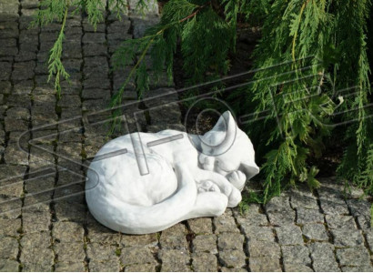 Garden Decoration Cat Patio Stone Figures Figure Decorative Statue